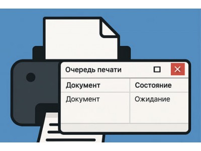 Как очистить очередь печати в Windows?