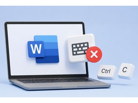 Что делать, если в Word не работают горячие клавиши Ctrl+C и Ctrl+V?