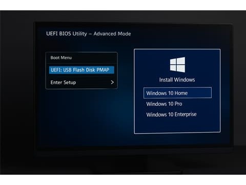 Нет выбора версии Windows 10 и 11 при установке