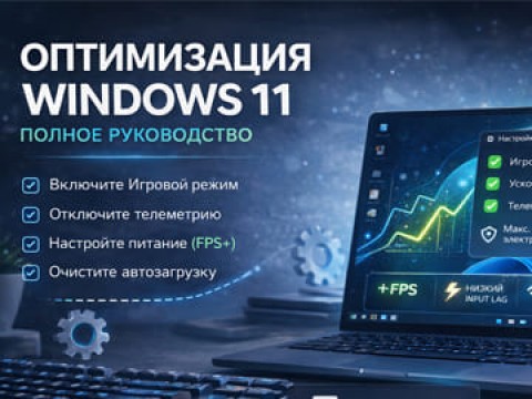 Оптимизация Windows 11 для игр в 2026 году