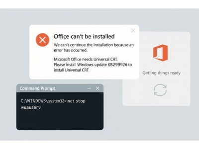 Ошибка Universal CRT KB2999226 при установке Office