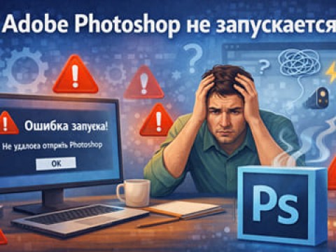 Adobe Photoshop не запускается: ошибка 0xc000007b и способы решения