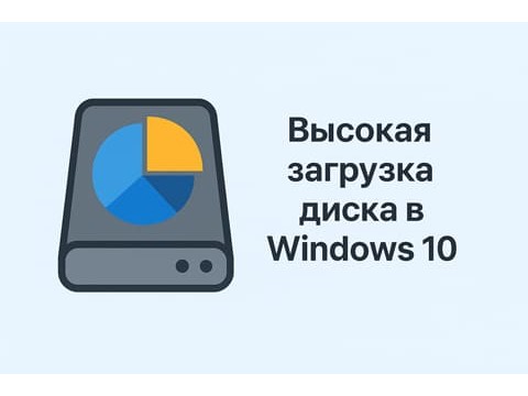 Как устранить высокую загрузку диска в Windows 10 и 11?