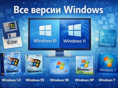 Все версии Windows: сравнение, нововведения и требования