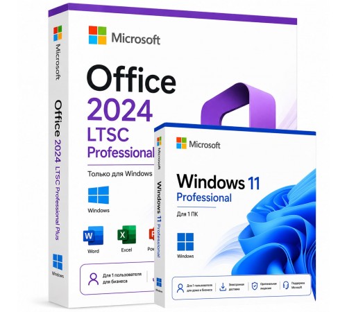Комплект Office 2024 LTSC Professional Plus и Windows 11 Professional